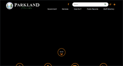 Desktop Screenshot of cityofparkland.org